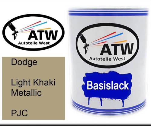 Dodge, Light Khaki Metallic, PJC: 1L Lackdose, von ATW Autoteile West.